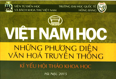 Bìa Kỷ yếu Hội thảo Việt nam học 2015