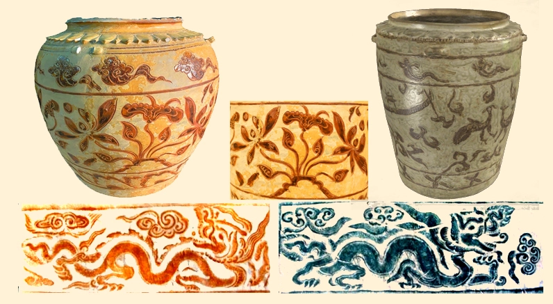 Gốm hoa nâu thời Trần trang trí văn “mây như ý” tại Hoàng thành Thăng Long: nhận thức từ nghiên cứu so sánh